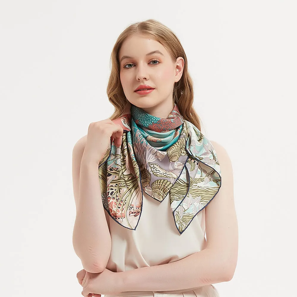 Prairies Silk Twill Head Scarf 90