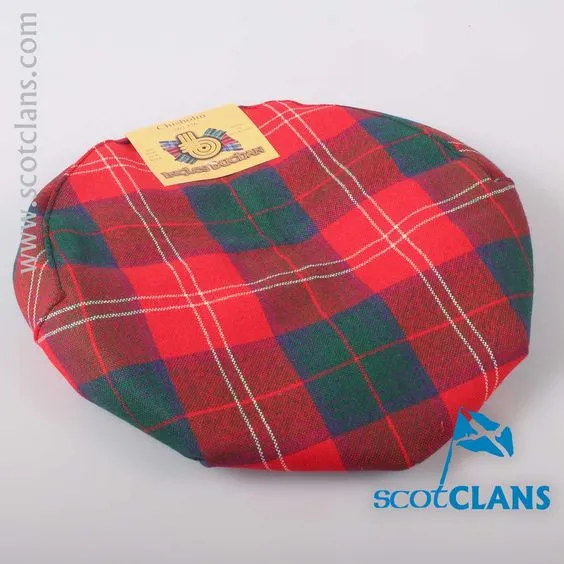 Pure Wool Golf Cap in Chisholm Modern Tartan