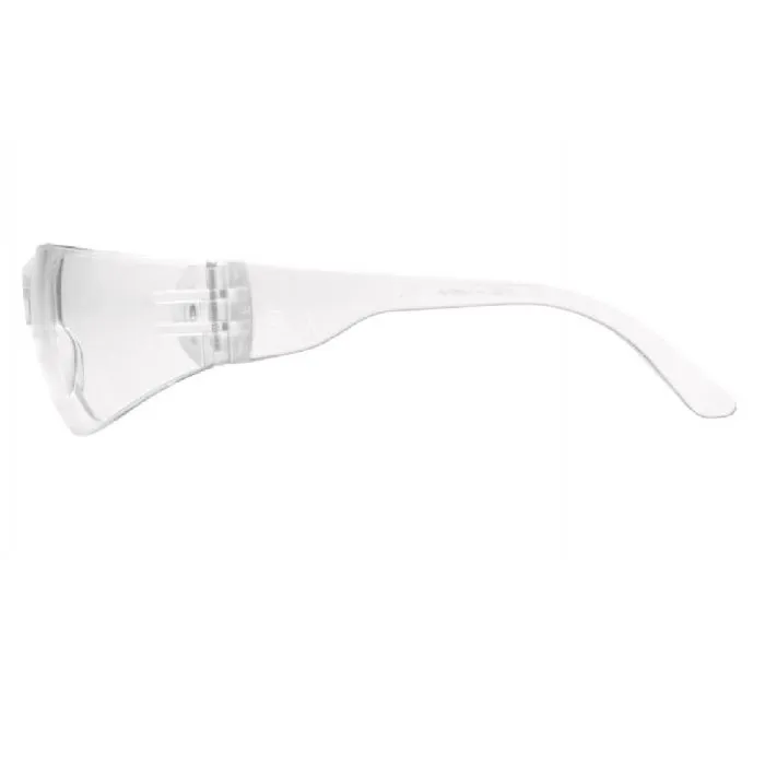 Pyramex Intruder S4110S Safety Glasses, Clear Lens, One Size, 1 Each