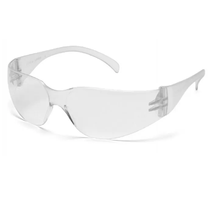 Pyramex Intruder S4110S Safety Glasses, Clear Lens, One Size, 1 Each