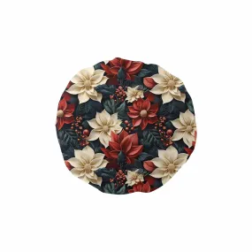 Red Poinsettia  Shower Cap