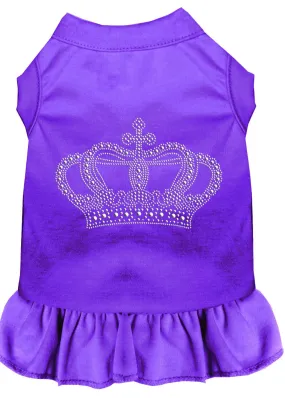 Rhinestone Crown Dress Purple Xxl (18)