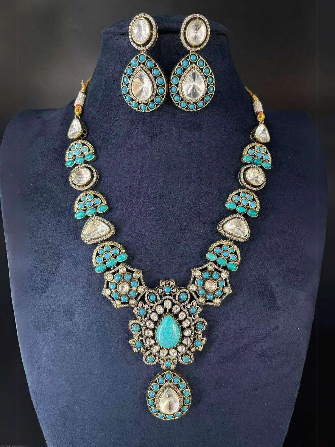 Ruby Polki Kundan Long Necklace