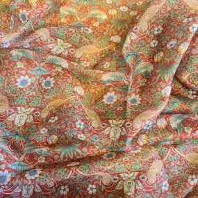 SCARF William Morris STRAWBERRY THIEF Red