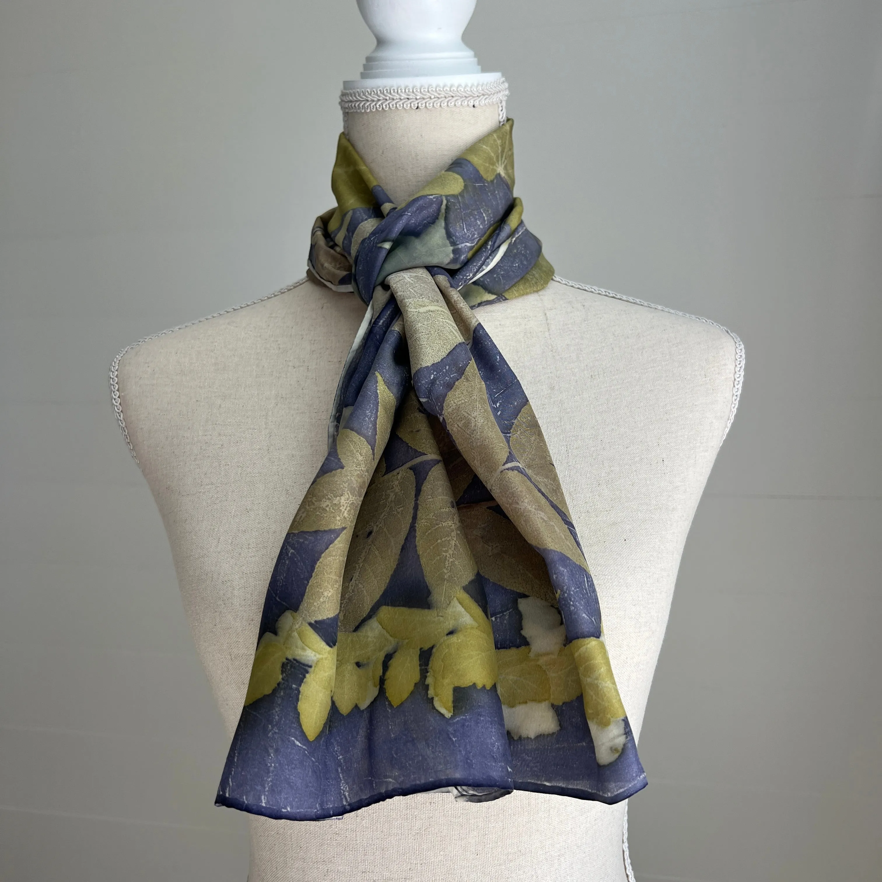 Silk Scarf | "Shirley" Dark Logwood