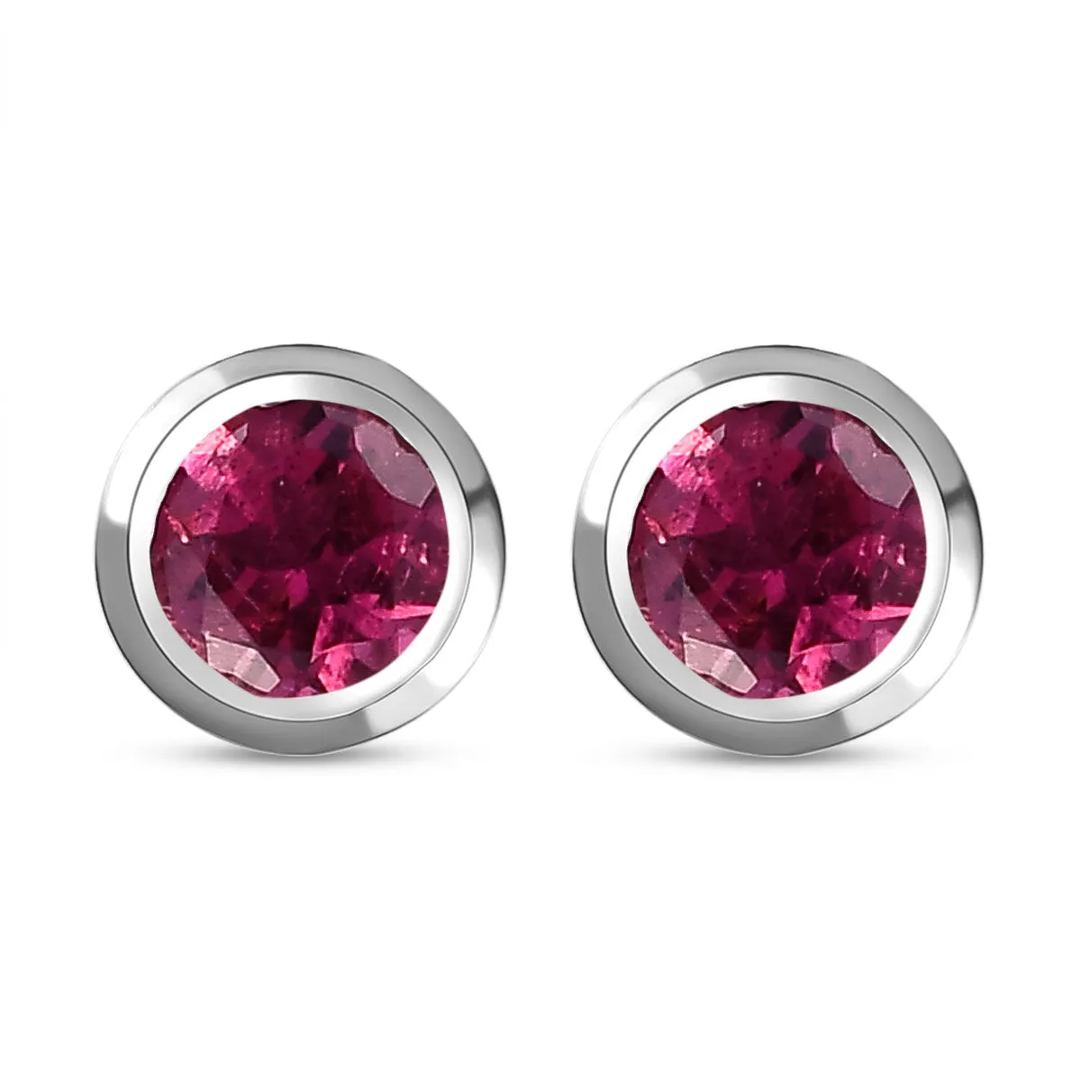 Solitaire Birthstone Stud Earrings