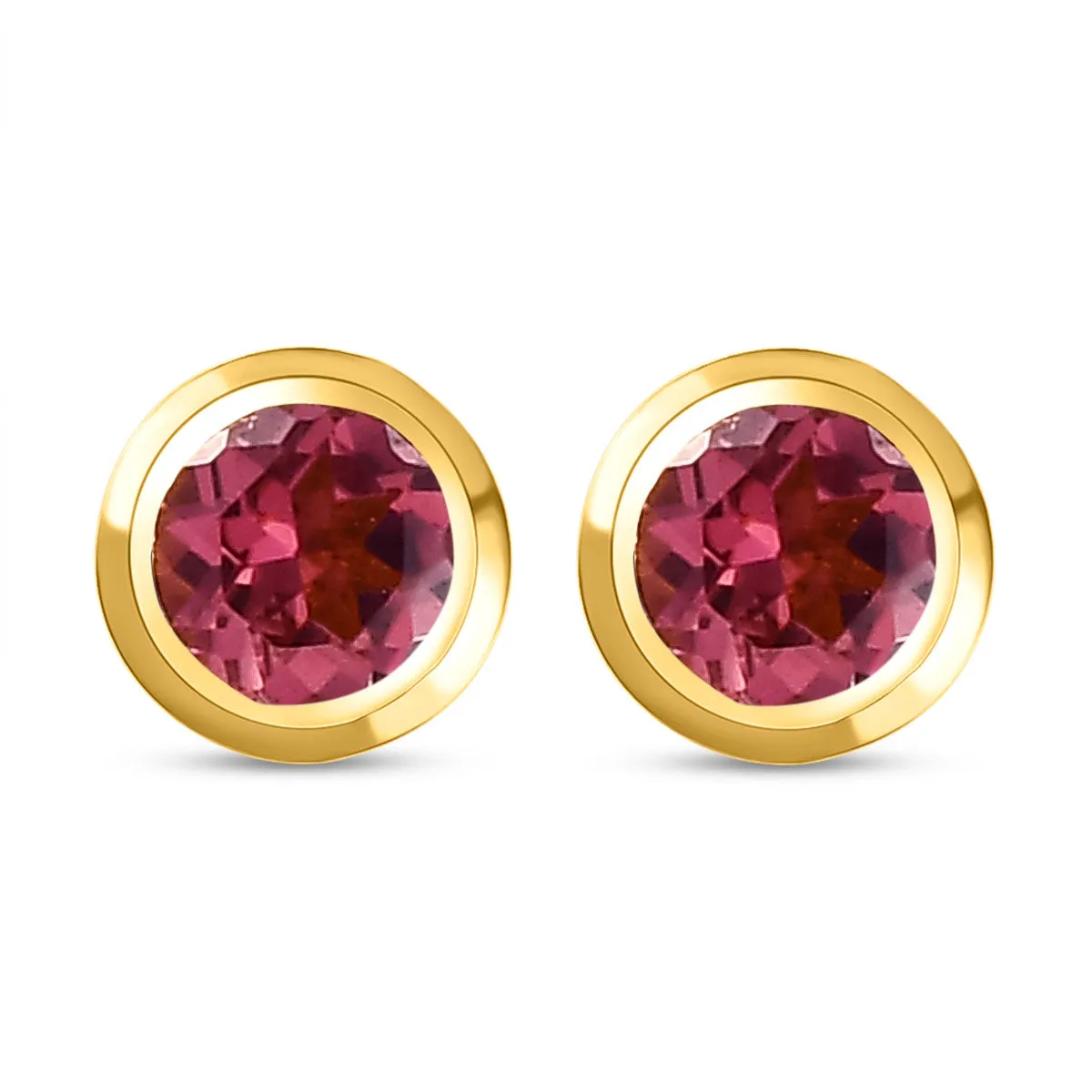 Solitaire Birthstone Stud Earrings