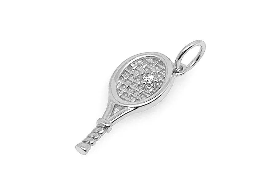 Sparkling Tennis Charm