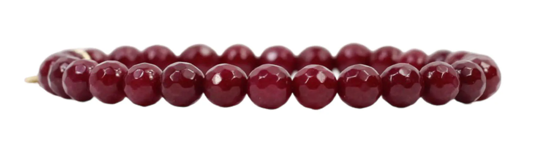 Stacker Stretch Bracelet - Garnet