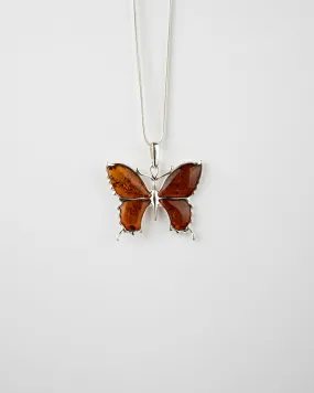 Statement Butterfly Pendant Necklace