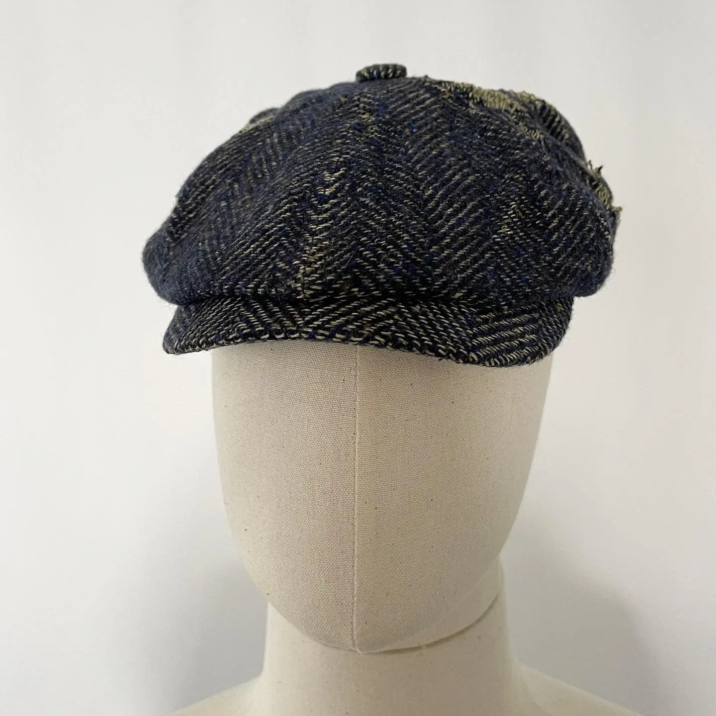 STETSON Distressed Tweed Newsboy Cap