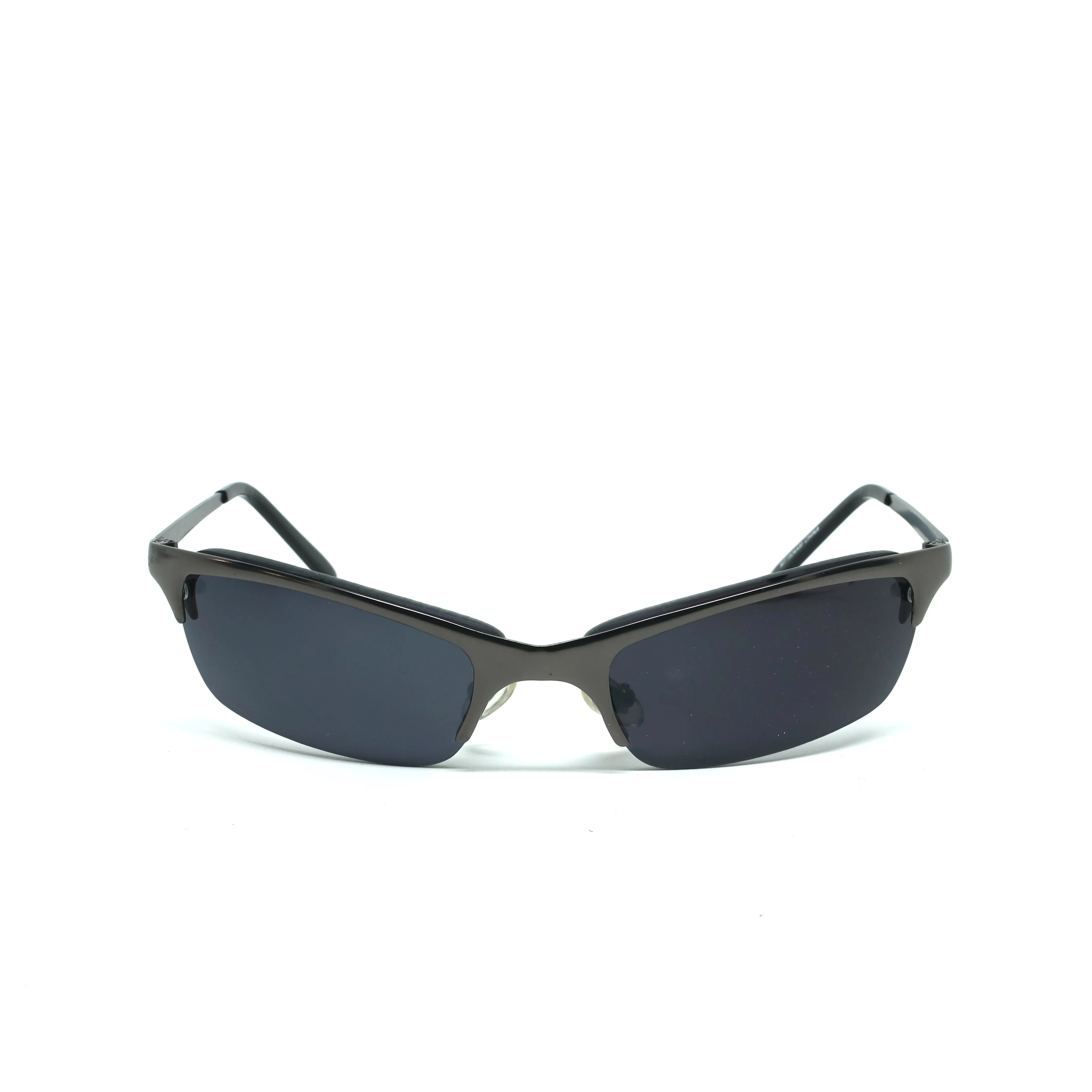 //Style 924// X-Static 2001 Thin Wraparound Sunglasses - Black