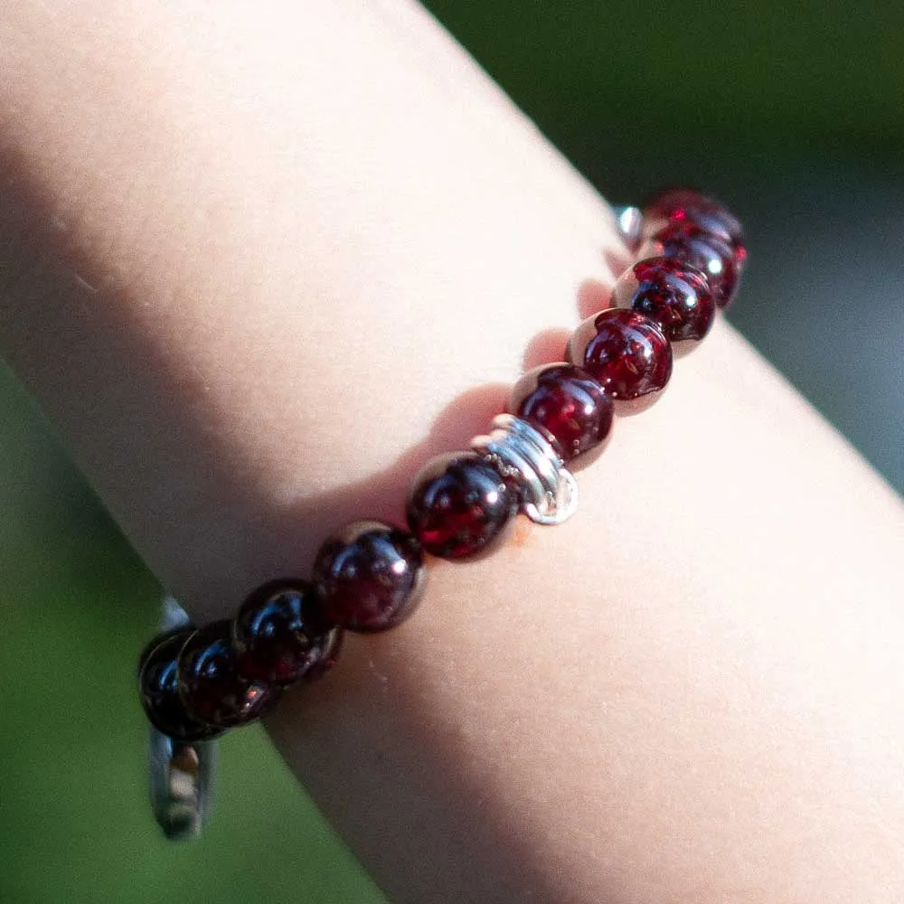 The Gift - Meteorite Garnet Bracelet