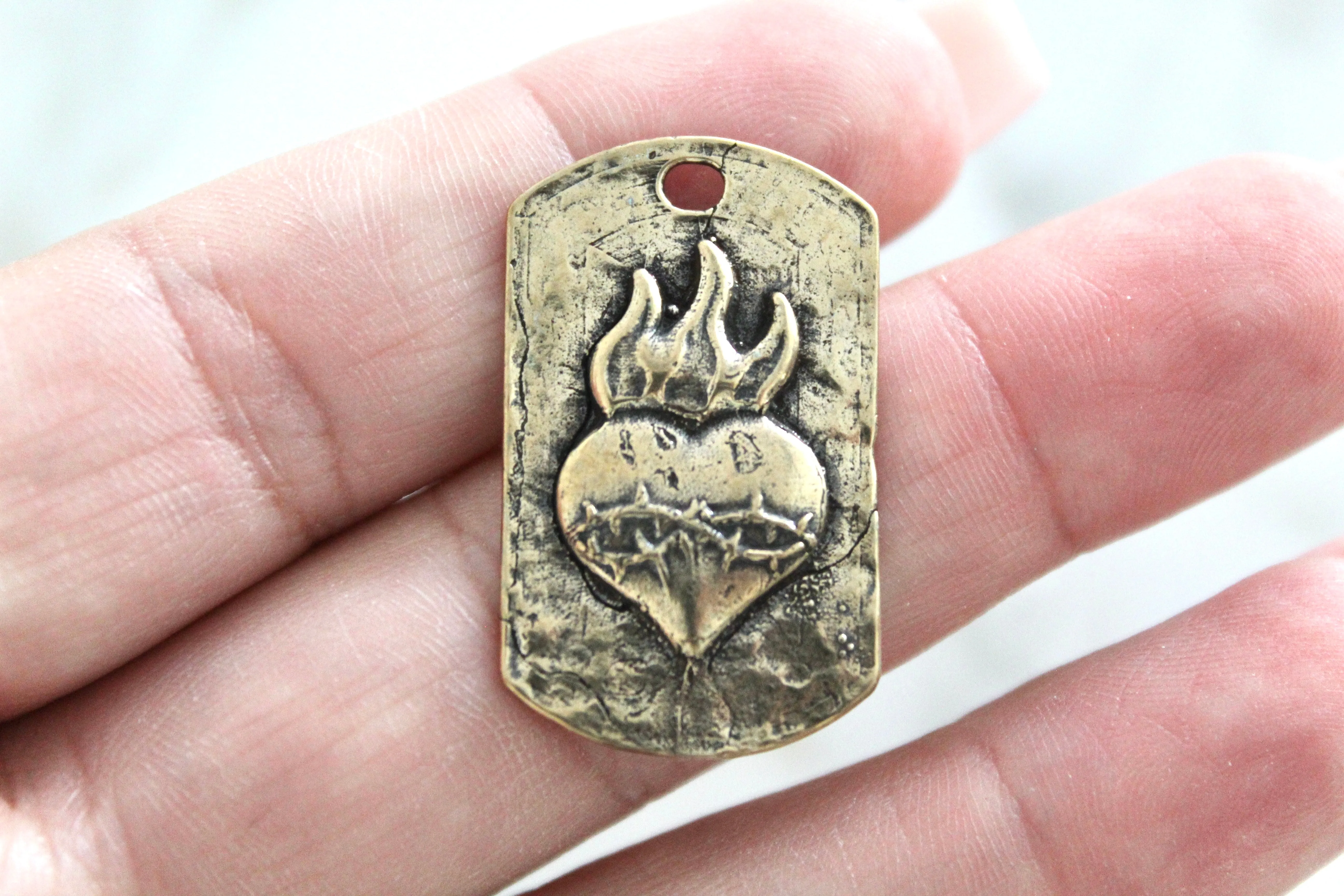 The Little Sacred Heart® Dog Tag