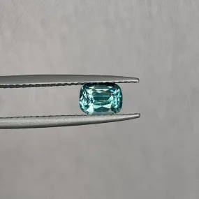 This 1.00 crt Green Sapphire is well cut to bring out the best colour and lustre, and has a perfect colour blend.