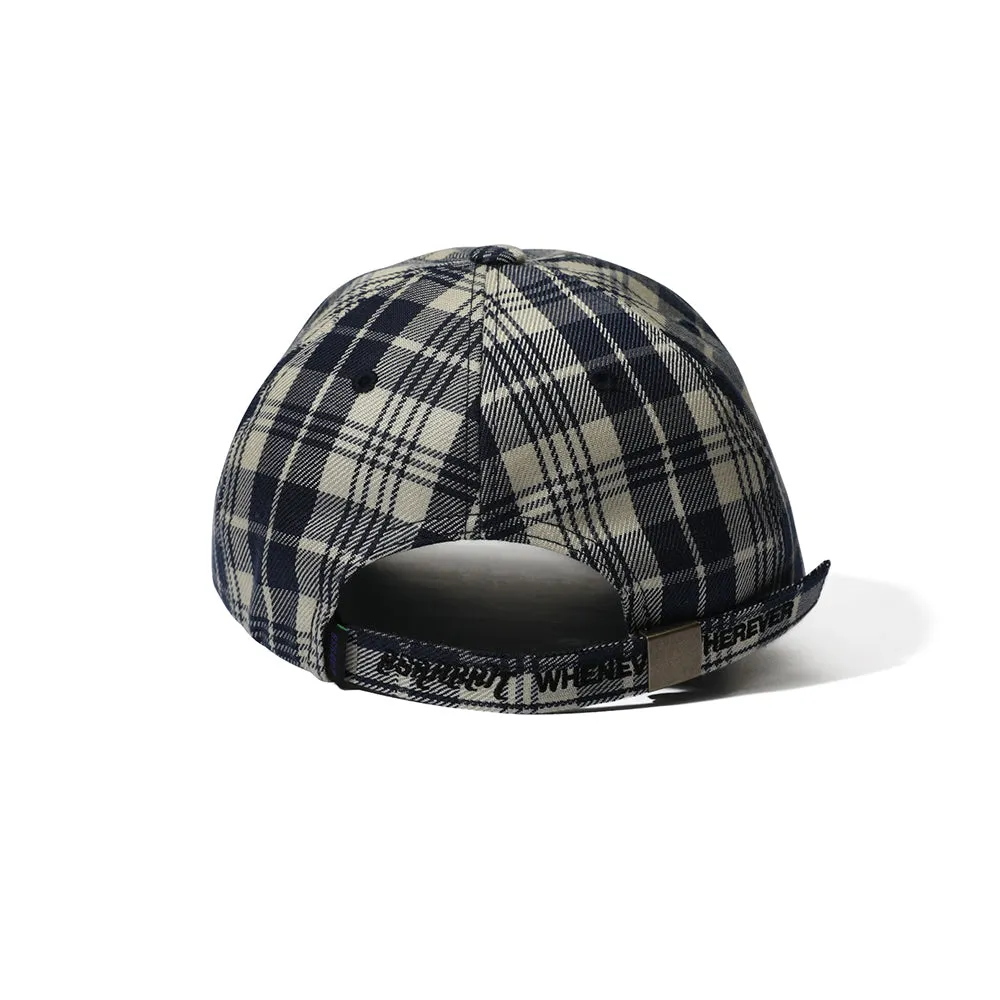 TR CAP NAVY CHECK