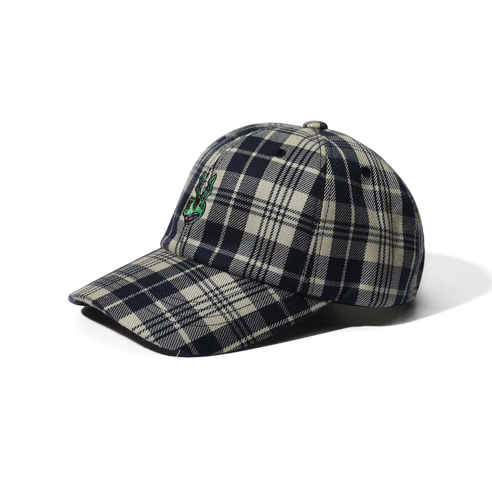 TR CAP NAVY CHECK