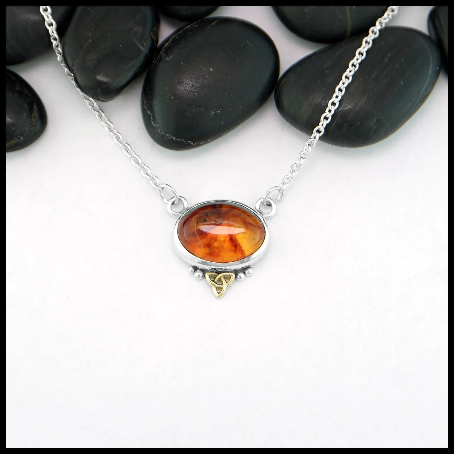 Trinity Amber Necklace