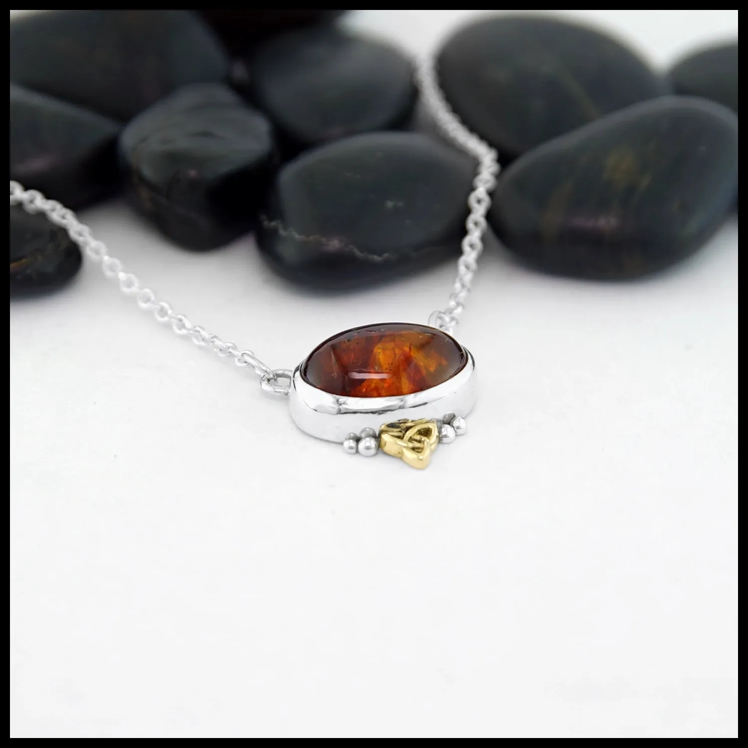 Trinity Amber Necklace