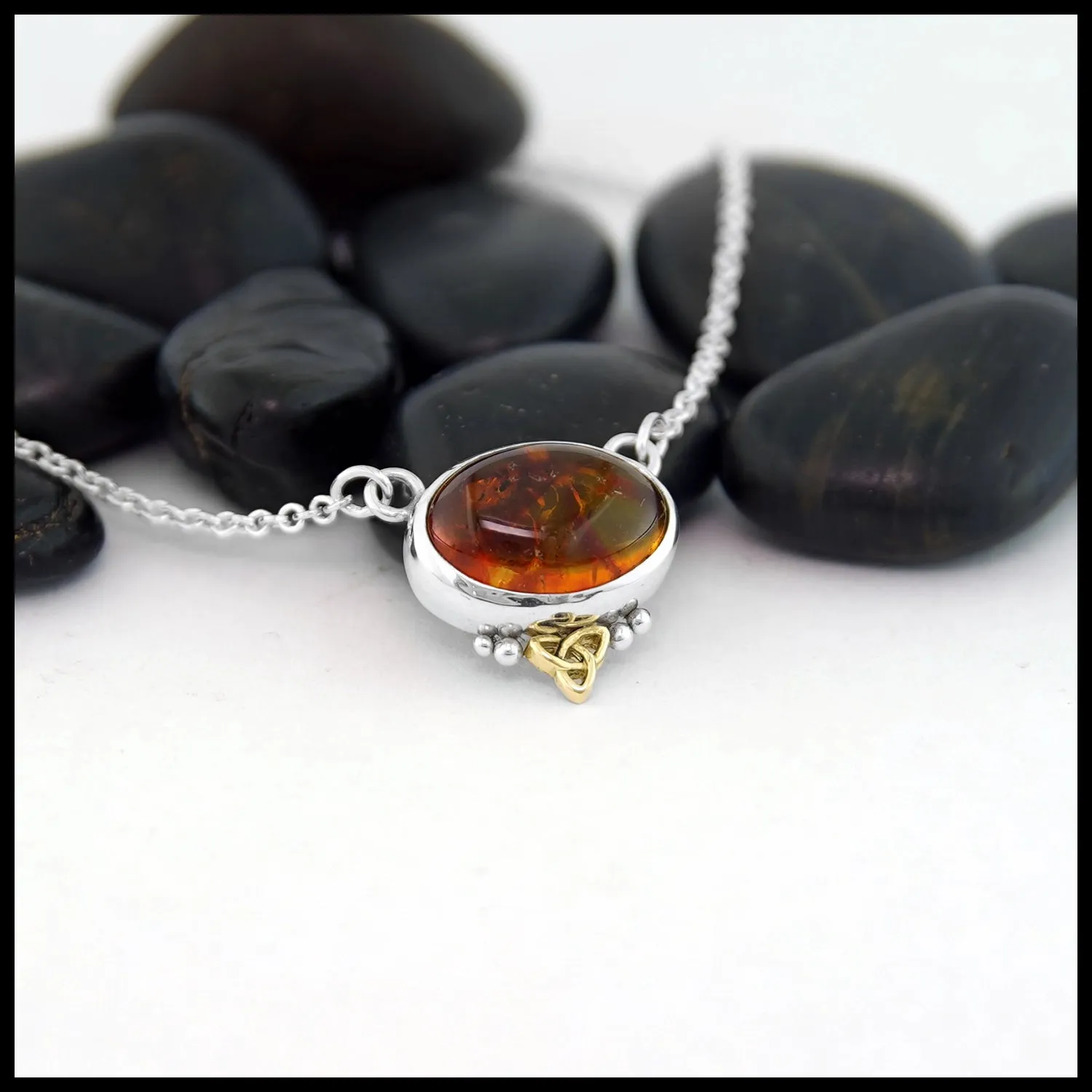 Trinity Amber Necklace