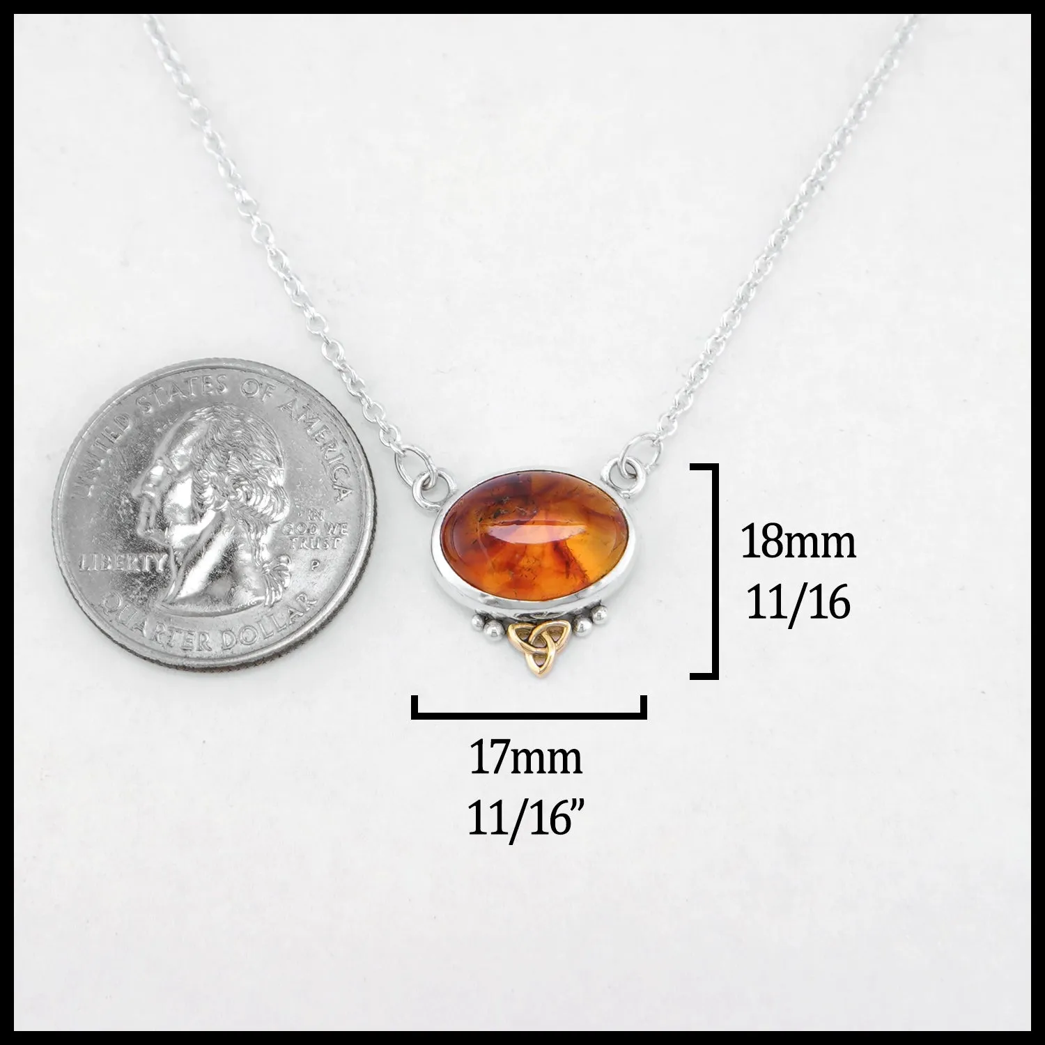 Trinity Amber Necklace