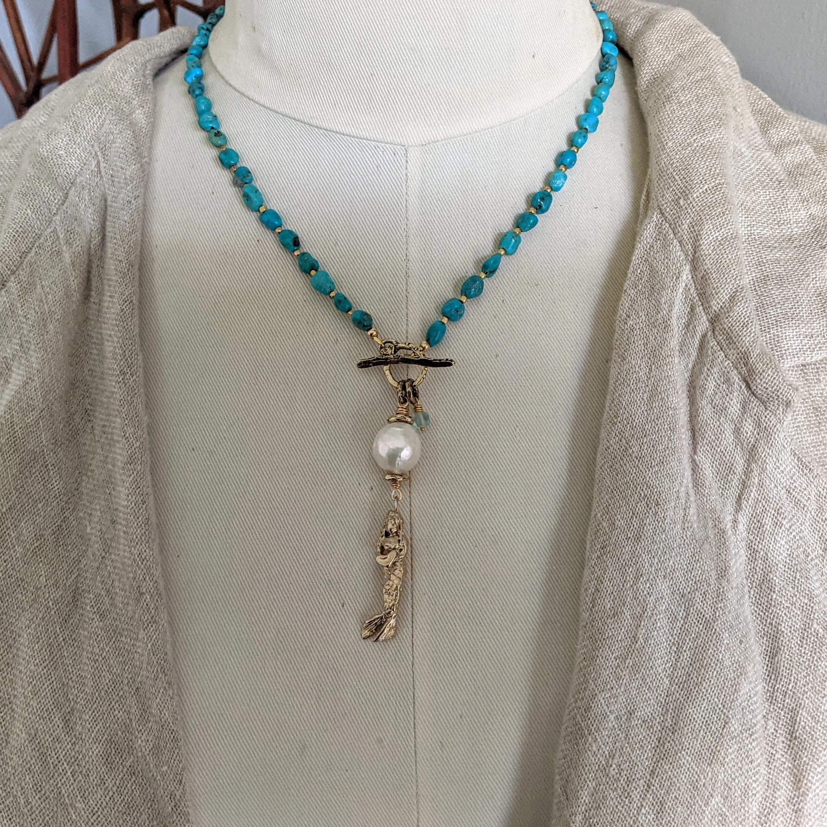 Turquoise Mermaid Necklace