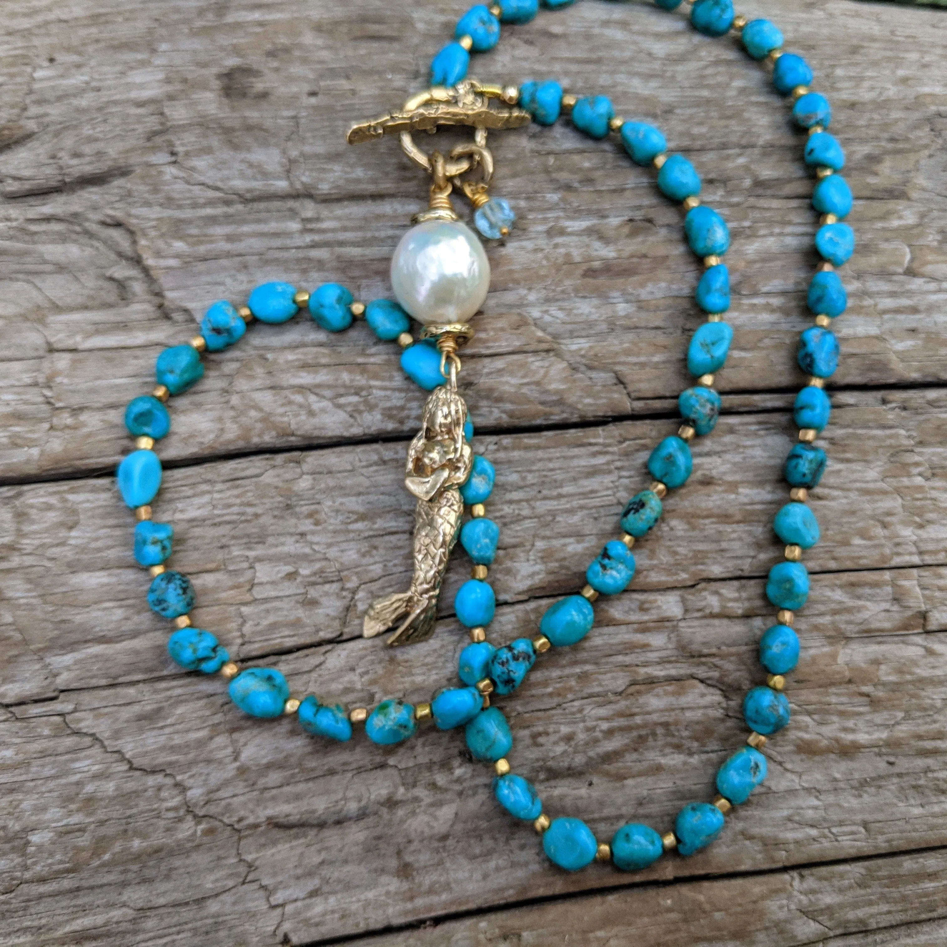 Turquoise Mermaid Necklace