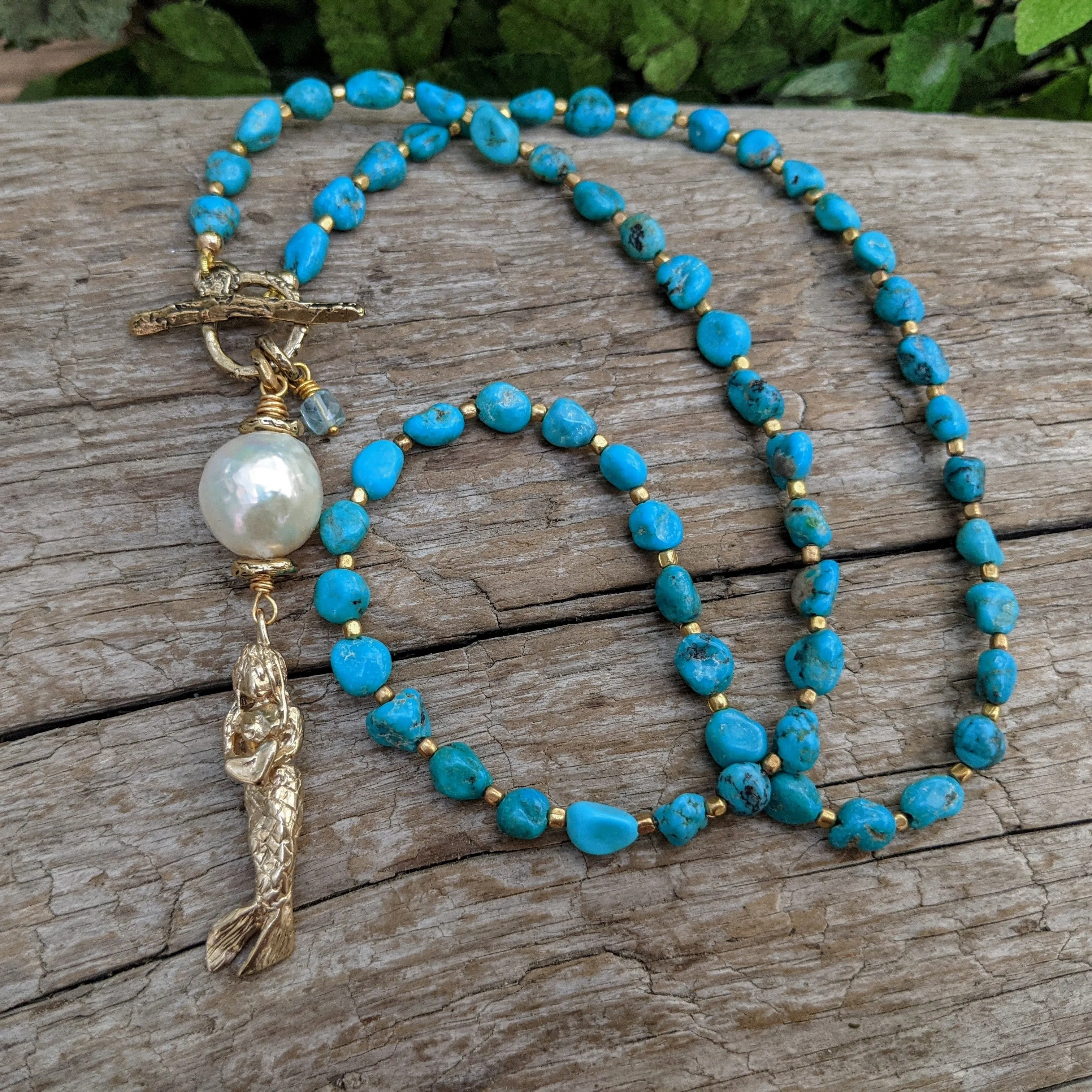 Turquoise Mermaid Necklace