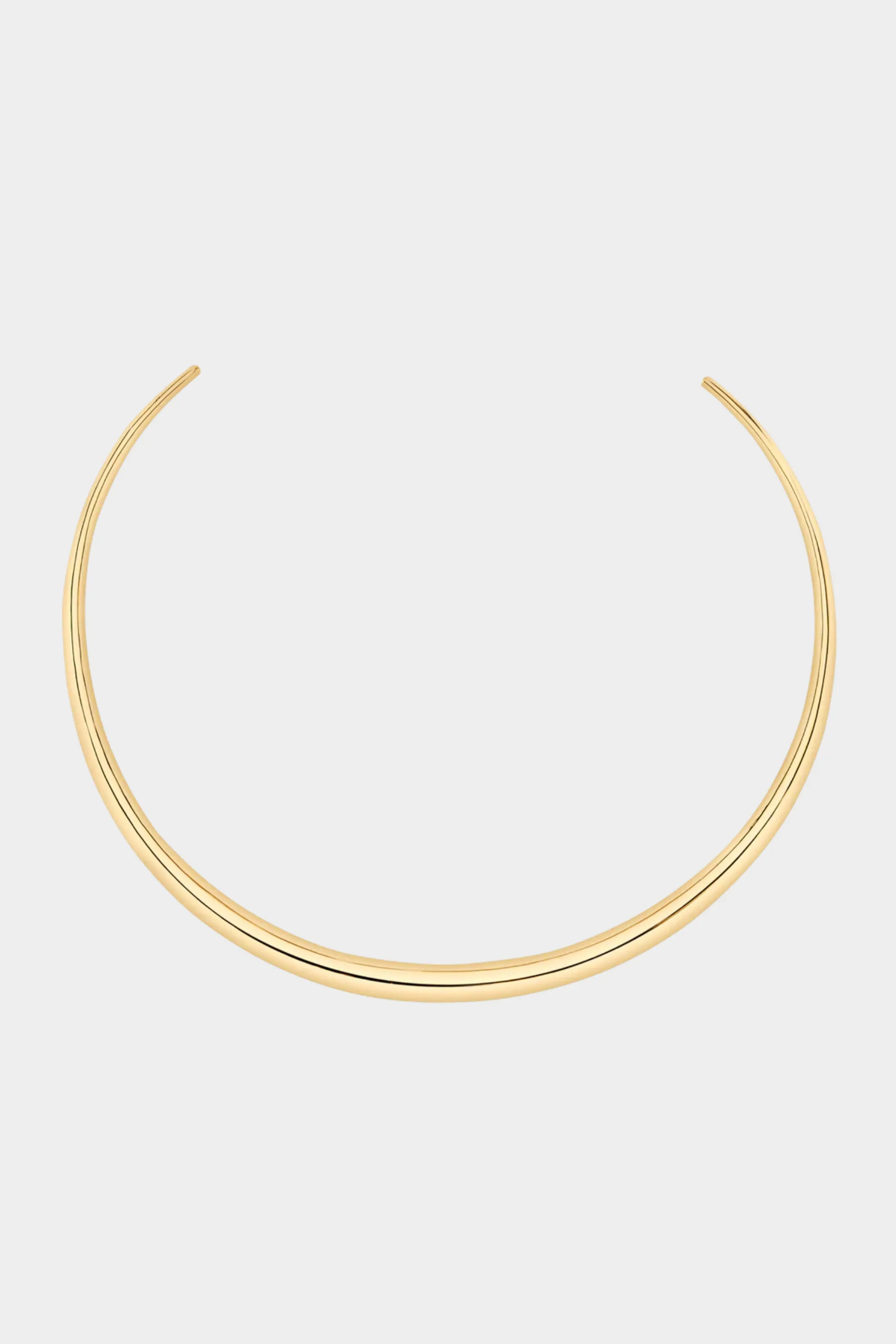 Tusk Choker, Yellow Gold Plate