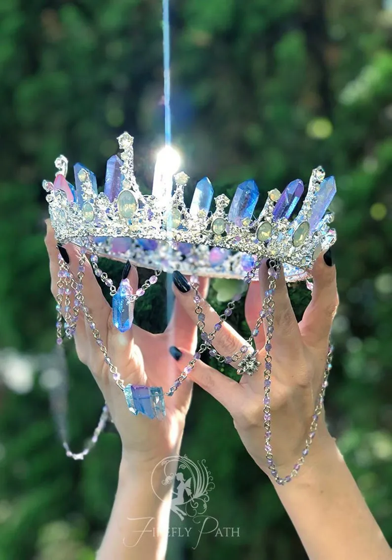 Tutorial: Crystal Crown makeover from a crown from Amazon.com