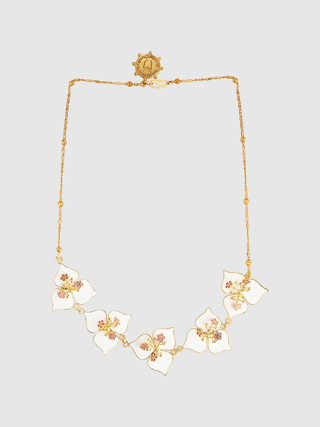 WHITE BOUGAINVILLEA CHOKER