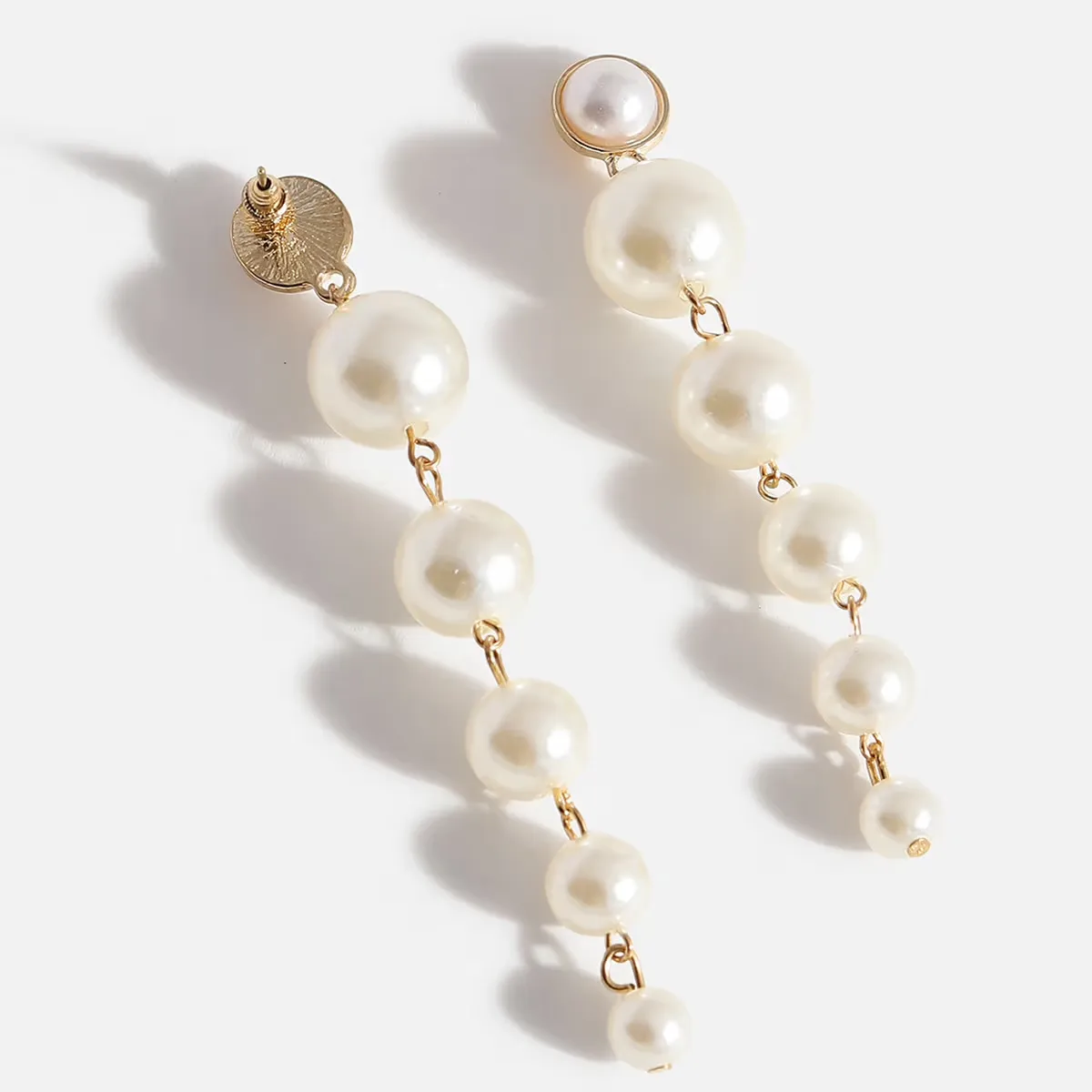 White Pearl Tassel & Dangle Earrings for Women & Girls - Celebrity & Contemporary Styles