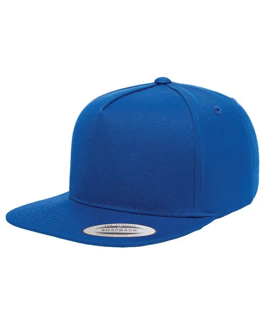 Yupoong 6007 Adult 5-Panel Cotton Twill Snapback Cap