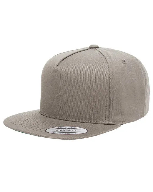 Yupoong 6007 Adult 5-Panel Cotton Twill Snapback Cap