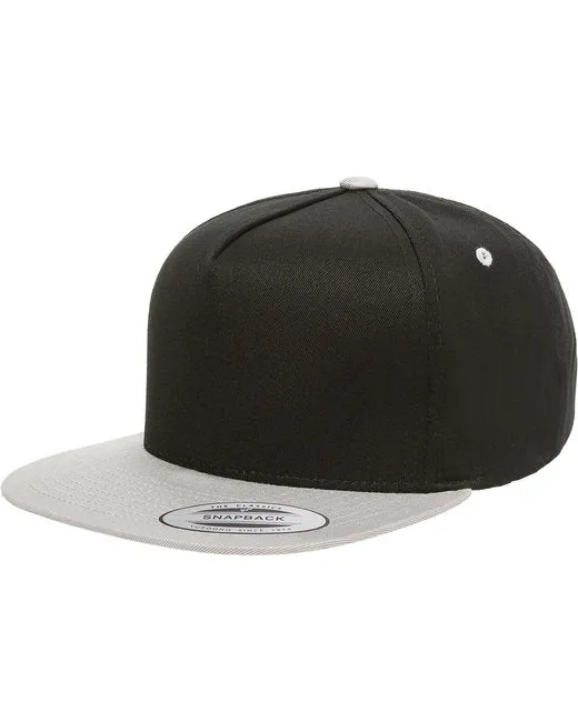 Yupoong 6007 Adult 5-Panel Cotton Twill Snapback Cap