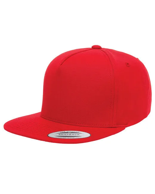 Yupoong 6007 Adult 5-Panel Cotton Twill Snapback Cap